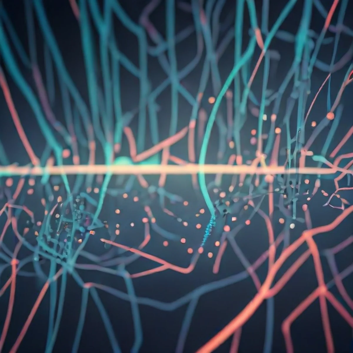 visualizzazione astratta di tecnologia IA per la scansione dei curricula